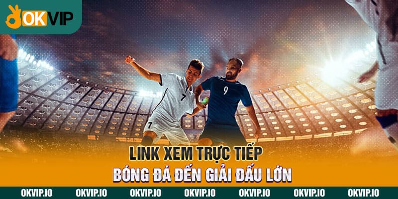 Link xem trực tiếp bóng đá đến giải đấu lớn